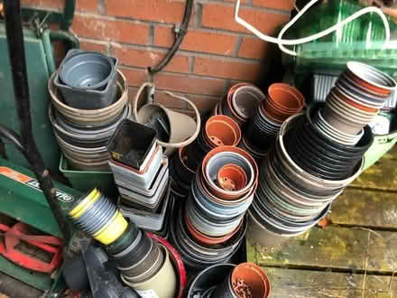 Photo of free Plastic Flower pots (Chorlton M21) #2