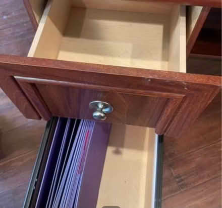 Photo of free Office wood desk (Downey) #3