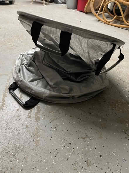 Photo of free Vinyl trash tote (Morrow) #1