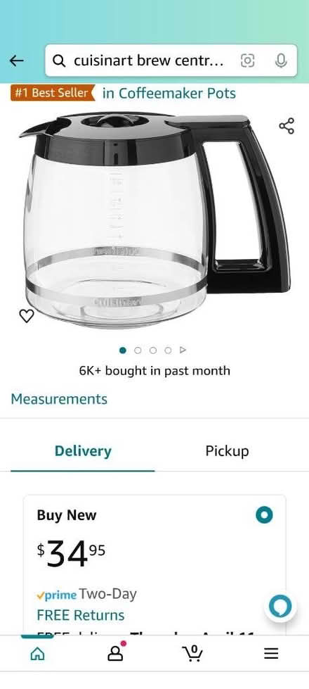 Photo of free Coffee maker working cracked carafe (New York) #3