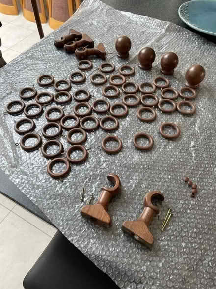 Photo of free Wooden curtain poles and fitting (Kenilworth CV8) #2