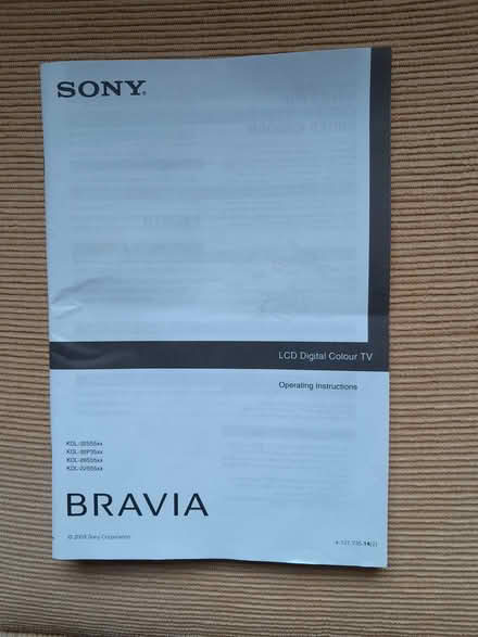 Photo of free Sony TV (Long Eaton .) #2