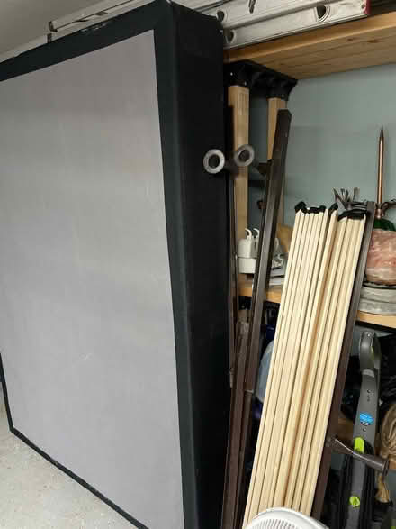 Photo of free Queen box spring and frame (Morrow) #2