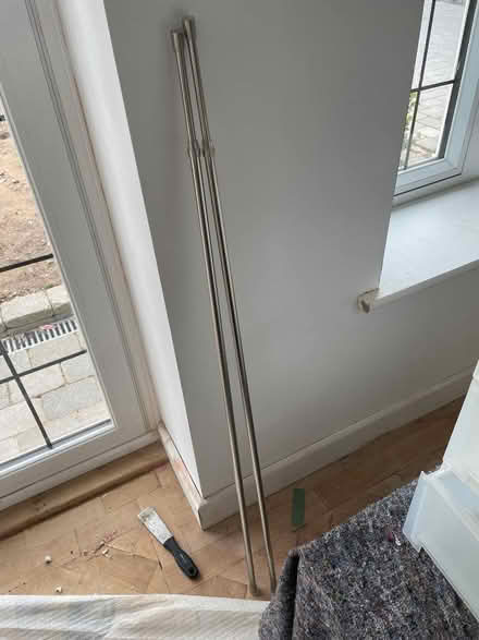 Photo of free Silver net/curtain rods (Kenilworth CV8) #1