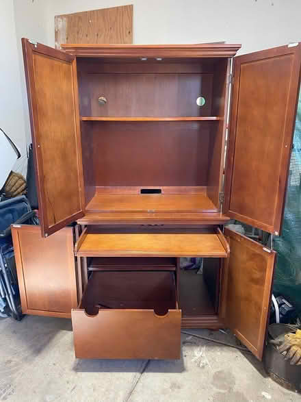 Photo of free Armoire Computer Desk (Hawthorn Woods IL) #2