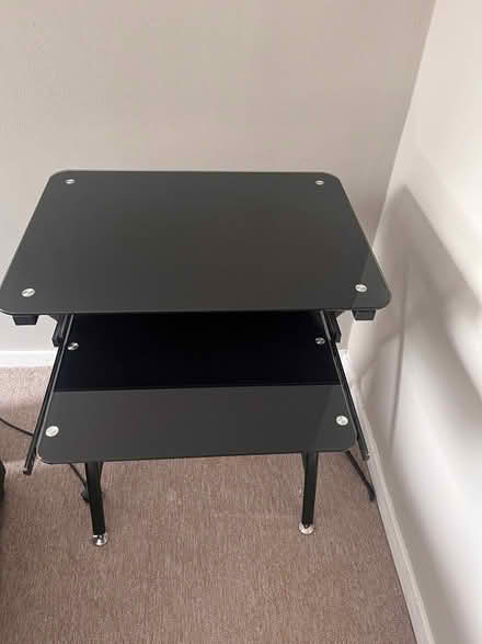 Photo of free Home/computer glass table (Sandhurst) #2