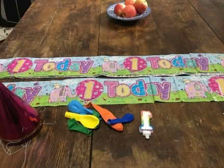 Photo of free First Birthday Party Items (Wales S26) #1