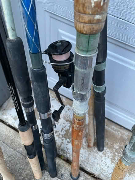 Photo of free Assorted fishing poles (Nutley NJ) #2