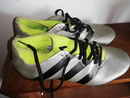 Photo of free Size 8 football trainers Adidas (Bronllys) #1