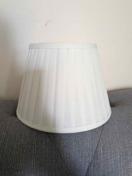 Photo of free Plain white lampshade (Cogges OX28) #1
