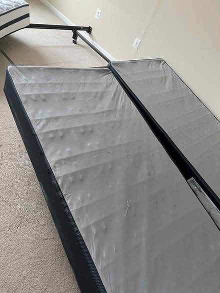 Photo of free box springs and king bed frame (Glen Mills) #3