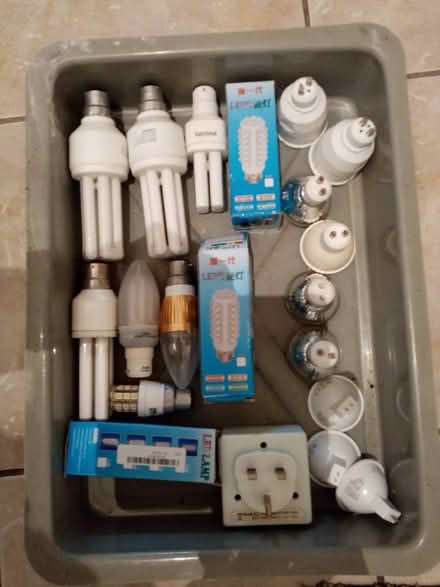 Photo of free Assorted LED and fluorescent bulbs (Trowse NR14) #1