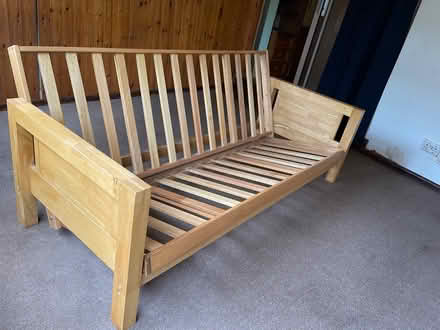 Photo of free Wooden futon base (Guildford) #2