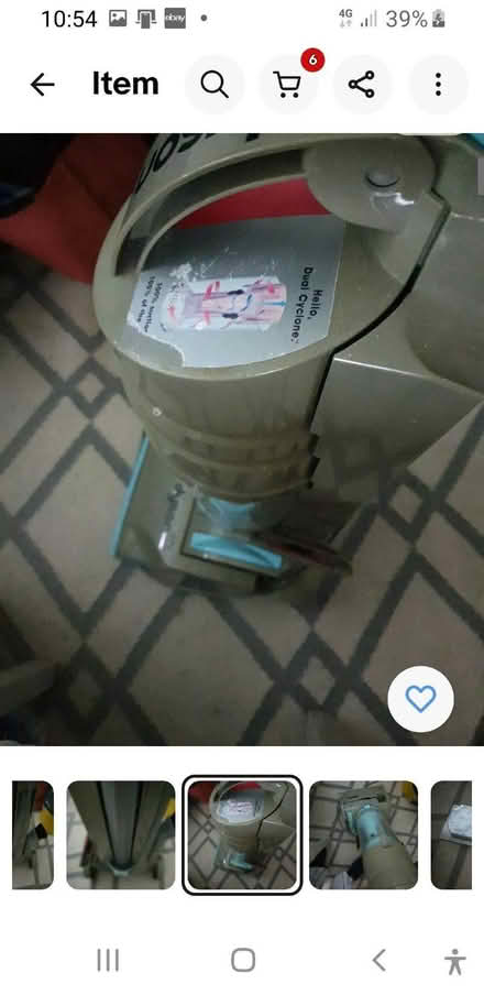Photo of free Dyson 01 original hoover. Light use still fully working (Cooden TN39) #1