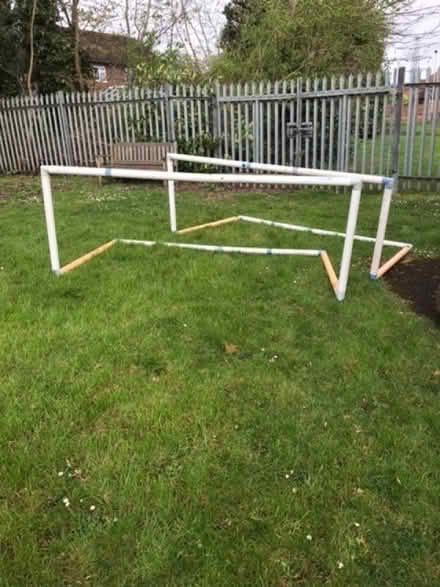 Photo of free 5-a-side goal posts. (Little Neston CH64) #1