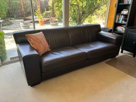 Photo of free Leather couch (Terra Linda) #1