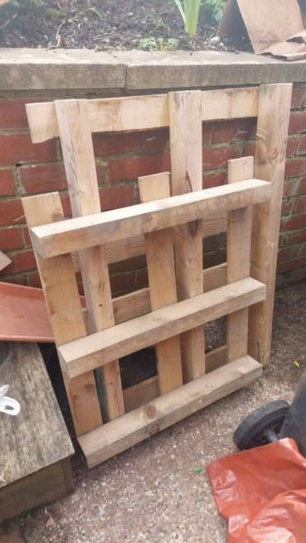 Photo of free Two wooden pallets (Walkley Sheffield S6) #1