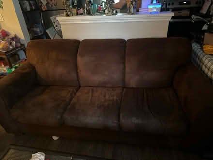 Photo of free Brown Couch (Corinth, NY 12822) #1