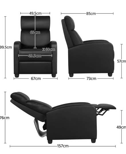 Photo of free Single recliner armchair (Sandhurst) #4
