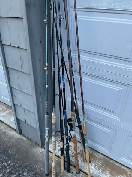 Photo of free Assorted fishing poles (Nutley NJ) #1