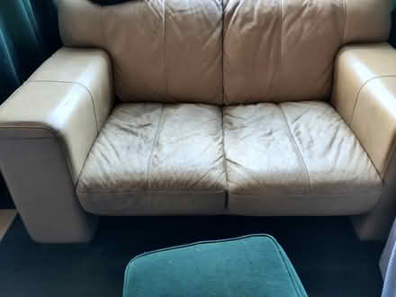 Photo of free 2 seater leather sofa (Kings Heath B14) #1