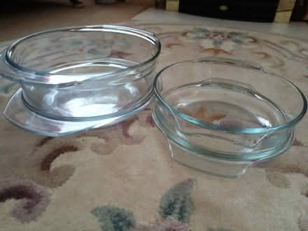 Photo of free Glass Casserole Dishes & Bowls (Church End MK43) #1