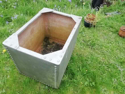 Photo of free Old water tank as garden planter (Newton St Cyres) #1