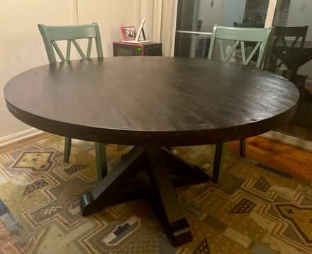 Photo of free Hard wood dining table and 4 chairs (Takoma Park, MD) #3