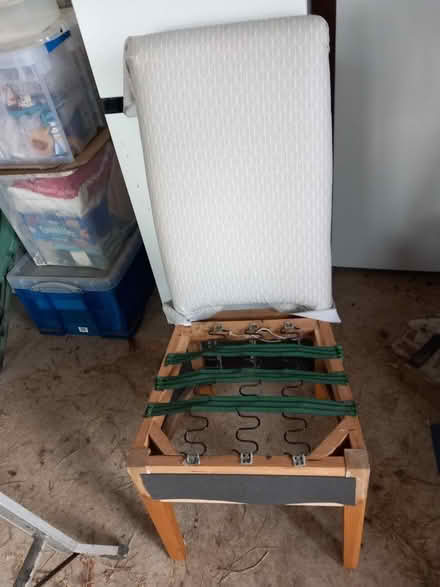 Photo of free 4 straight back chairs ready to upholster (Farden SY8) #1