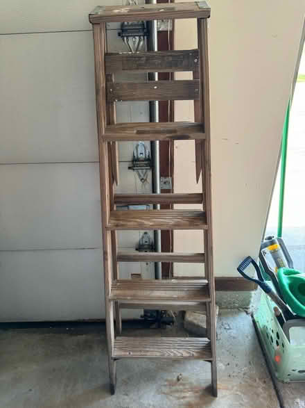 Photo of free 5ft Wooden Ladder (Pleasant Hill/Klein Creek) #1
