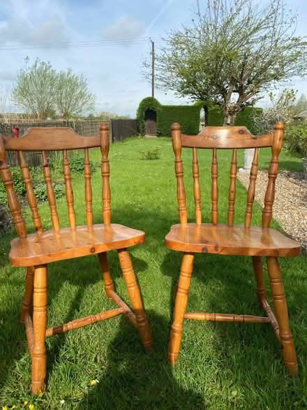 Photo of free Pine Kitchen Chairs (Waddesdon, Aylesbury) #1