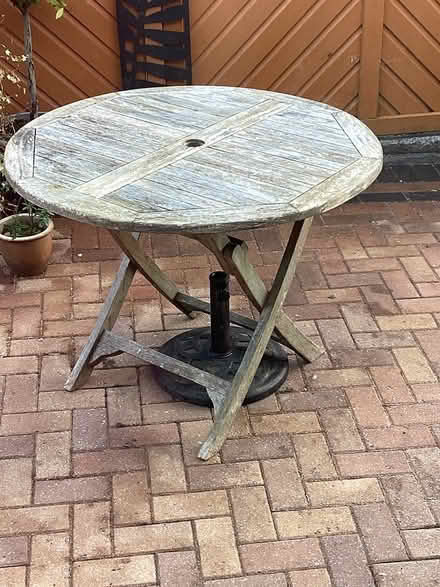 Photo of free Garden table (Tavistock) #1