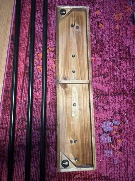 Photo of free 3 x curtain poles and hooks (Eccles, M30) #2