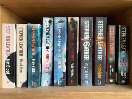 Photo of free Stephen Leather paperbacks (Walkwood B97) #1