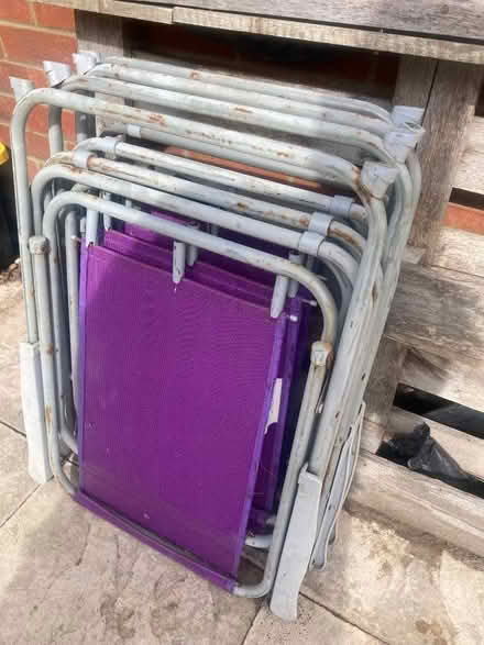 Photo of free Small foldable chairs (Mattishall NR20) #1