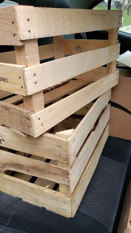 Photo of free 5 Wooden Crates (unfinished) (Koreatown - Normandie/Beverly) #2