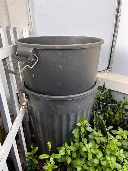 Photo of free 2 x big black bins (W12) #2
