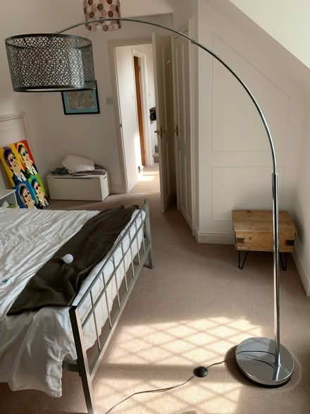 Photo of free Modern floor lamp with shade (GU6) #1