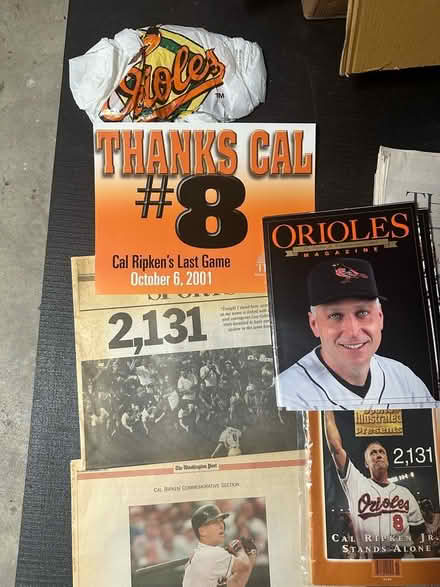 Photo of free Cal Ripken Orioles Memorabilia (Tanley Rd & New Hampshire Ave) #1