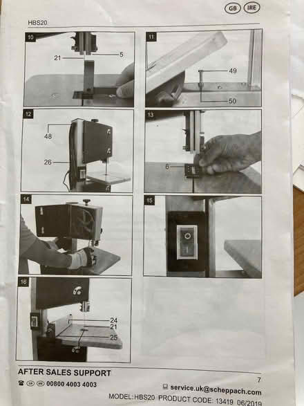 Photo of free Bandsaw (Hayling Island PO11) #2