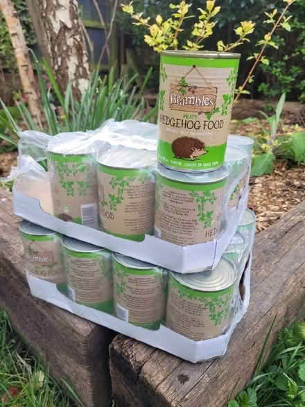 Photo of free 22 tins of hedgehog food (Malin Bridge S6) #1
