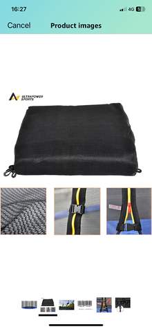 Photo of free Trampoline safety net 10ft 6 pole (Twickenham TW1) #2