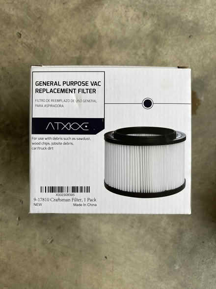 Photo of free Shop Vacume Replacement Filter (Newtown Square,PA) #1