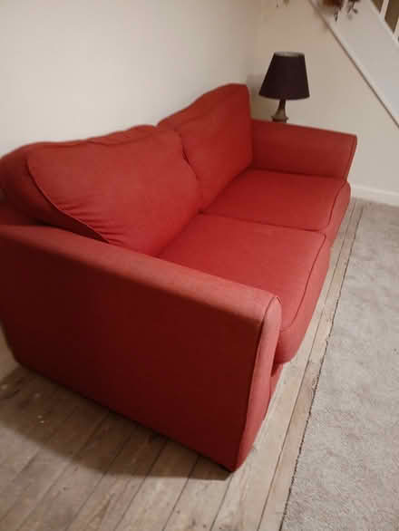 Photo of free Red fabric sofa (Loxley, S6) #2