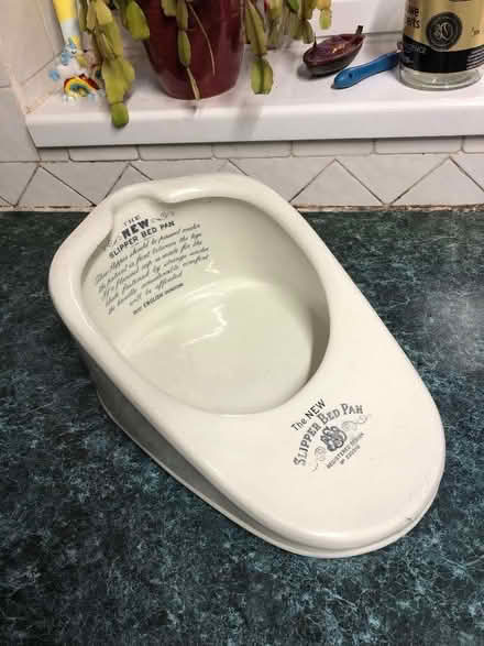 Photo of free Porcelain ‘slipper’ bed pan (Stenalees PL26) #1