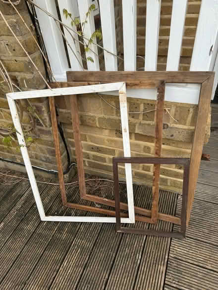 Photo of free 4 old picture frames (Addlestone, Surrey) #1