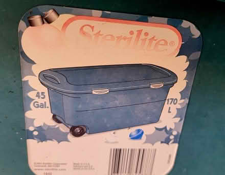 Photo of free Sterilite storage bin (Near Shoreline/El Camino Real) #3