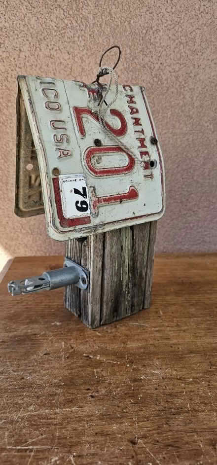 Photo of free Birdhouse with NM license plate (Carlisle / Gibson) #1