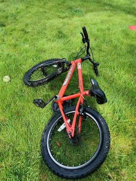 Photo of free Kids bike red mid size (Horley, RH6) #2