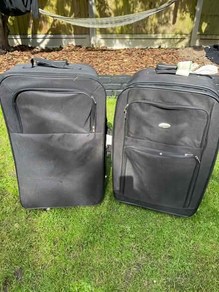 Photo of free 2 large suitcases (Horndon SS17) #1
